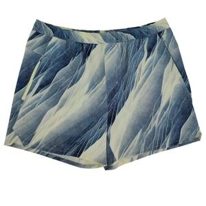 DSG Mens XL Agility Short AI Formations Uni Navy Blue Green Moisture Wicking New